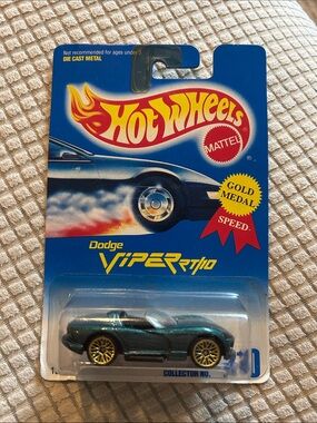 1991 Hot Wheels Dodge Viper RT/10 #210 from the "Gold Medal Speed" series